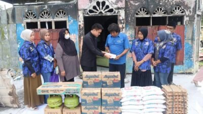 Pimpinan DPRD Sumut Ricky Anthony Bantu Korban Kebakaran di Sambirejo